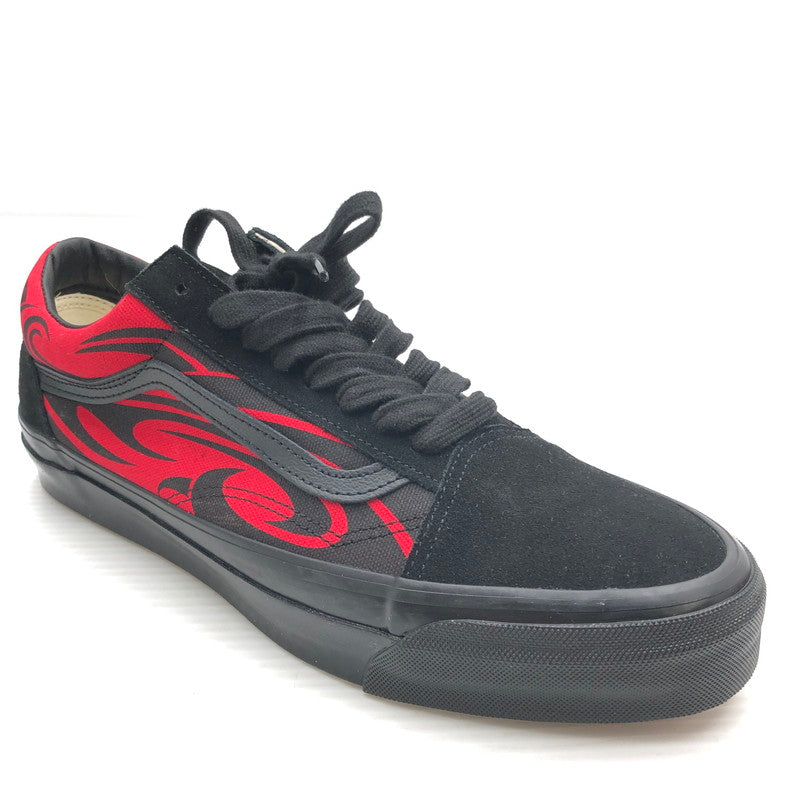 【中古美品】【メンズ】 VANS バンズ LX OLD SKOOL Y2K FLAME BLACK RED LX オールド スクール スニーカー 靴 162-260919-rt-11-tagh サイズ：29cm US11 カラー：ブラック/レッド 万代Net店