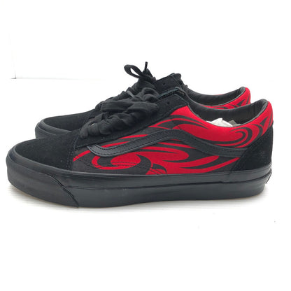【中古美品】【メンズ】 VANS バンズ LX OLD SKOOL Y2K FLAME BLACK RED LX オールド スクール スニーカー 靴 162-260919-rt-11-tagh サイズ：29cm US11 カラー：ブラック/レッド 万代Net店