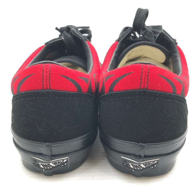 【中古美品】【メンズ】 VANS バンズ LX OLD SKOOL Y2K FLAME BLACK RED LX オールド スクール スニーカー 靴 162-260919-rt-11-tagh サイズ：29cm US11 カラー：ブラック/レッド 万代Net店