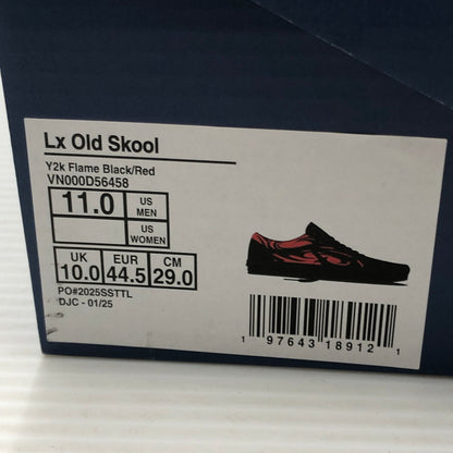 【中古美品】【メンズ】 VANS バンズ LX OLD SKOOL Y2K FLAME BLACK RED LX オールド スクール スニーカー 靴 162-260919-rt-11-tagh サイズ：29cm US11 カラー：ブラック/レッド 万代Net店