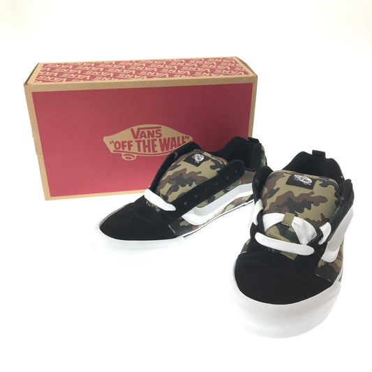 【中古美品】【メンズ】 VANS バンズ KNU SKOOL VN000D22YJ7 ニュー スクール スニーカー 靴 162-260912-na-15-tagh サイズ：29cm US 11 カラー：CAMO BLACK/GREEN 万代Net店