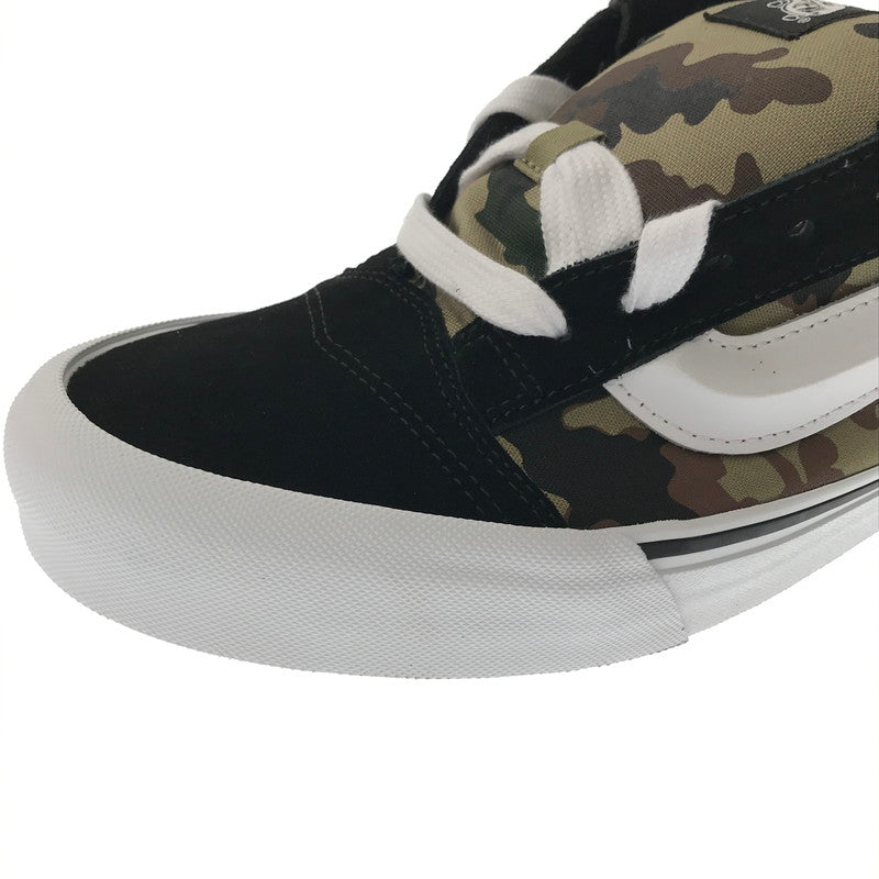 【中古美品】【メンズ】 VANS バンズ KNU SKOOL VN000D22YJ7 ニュー スクール スニーカー 靴 162-260912-na-15-tagh サイズ：29cm US 11 カラー：CAMO BLACK/GREEN 万代Net店