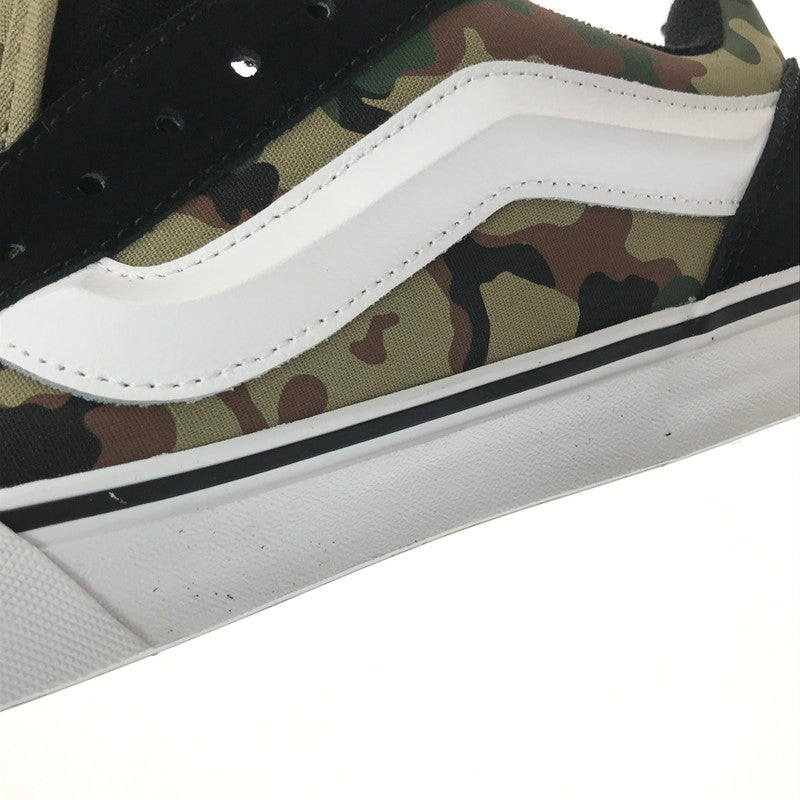 【中古美品】【メンズ】 VANS バンズ KNU SKOOL VN000D22YJ7 ニュー スクール スニーカー 靴 162-260912-na-15-tagh サイズ：29cm US 11 カラー：CAMO BLACK/GREEN 万代Net店