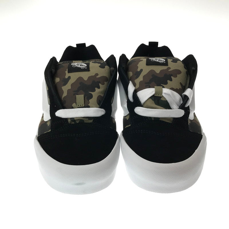 【中古美品】【メンズ】 VANS バンズ KNU SKOOL VN000D22YJ7 ニュー スクール スニーカー 靴 162-260912-na-15-tagh サイズ：29cm US 11 カラー：CAMO BLACK/GREEN 万代Net店