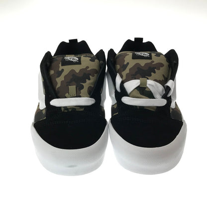 【中古美品】【メンズ】 VANS バンズ KNU SKOOL VN000D22YJ7 ニュー スクール スニーカー 靴 162-260912-na-15-tagh サイズ：29cm US 11 カラー：CAMO BLACK/GREEN 万代Net店