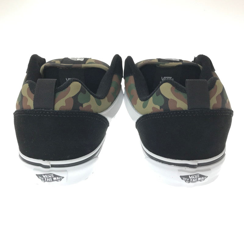 【中古美品】【メンズ】 VANS バンズ KNU SKOOL VN000D22YJ7 ニュー スクール スニーカー 靴 162-260912-na-15-tagh サイズ：29cm US 11 カラー：CAMO BLACK/GREEN 万代Net店