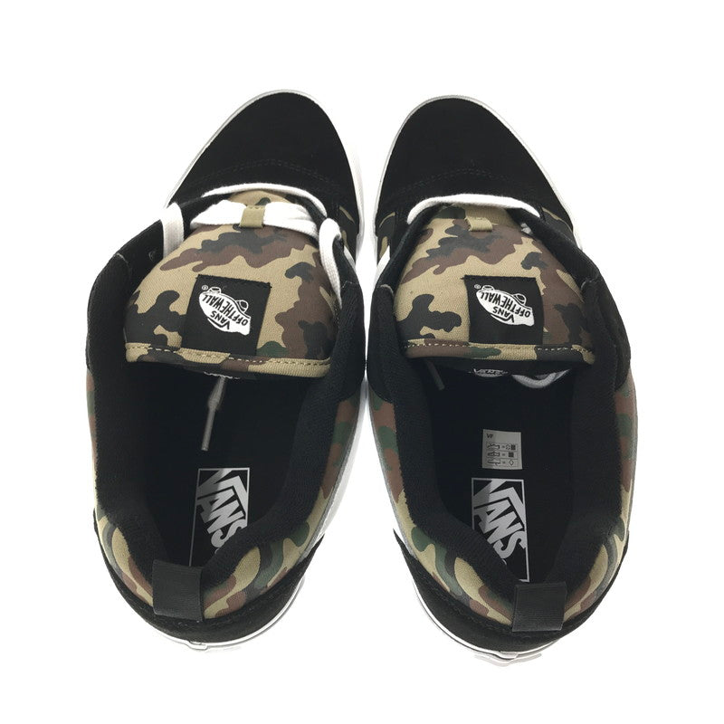 【中古美品】【メンズ】 VANS バンズ KNU SKOOL VN000D22YJ7 ニュー スクール スニーカー 靴 162-260912-na-15-tagh サイズ：29cm US 11 カラー：CAMO BLACK/GREEN 万代Net店