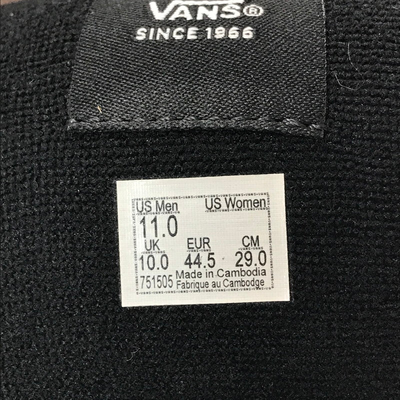 【中古美品】【メンズ】 VANS バンズ KNU SKOOL VN000D22YJ7 ニュー スクール スニーカー 靴 162-260912-na-15-tagh サイズ：29cm US 11 カラー：CAMO BLACK/GREEN 万代Net店
