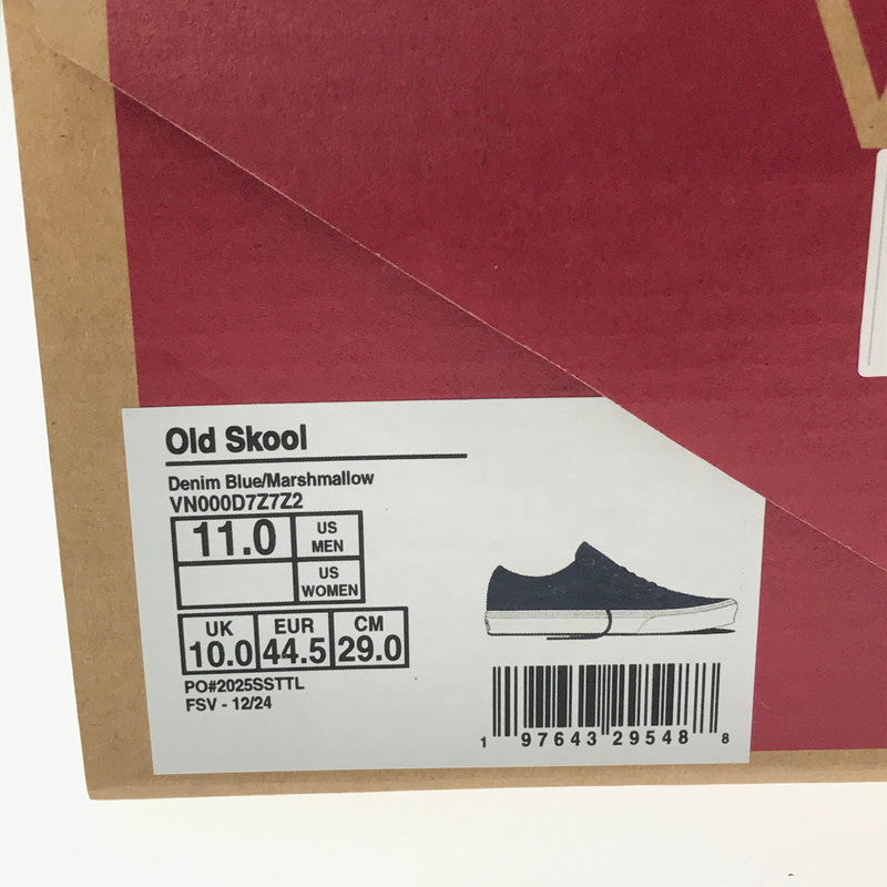 【中古品】【メンズ】 VANS バンズ OLD SKOOL VN000D7Z7Z2 オールド スクール スニーカー 靴 162-260912-na-16-tagh サイズ：29cm US 11 カラー：DENIM BLUE/MARSHMALLOW 万代Net店