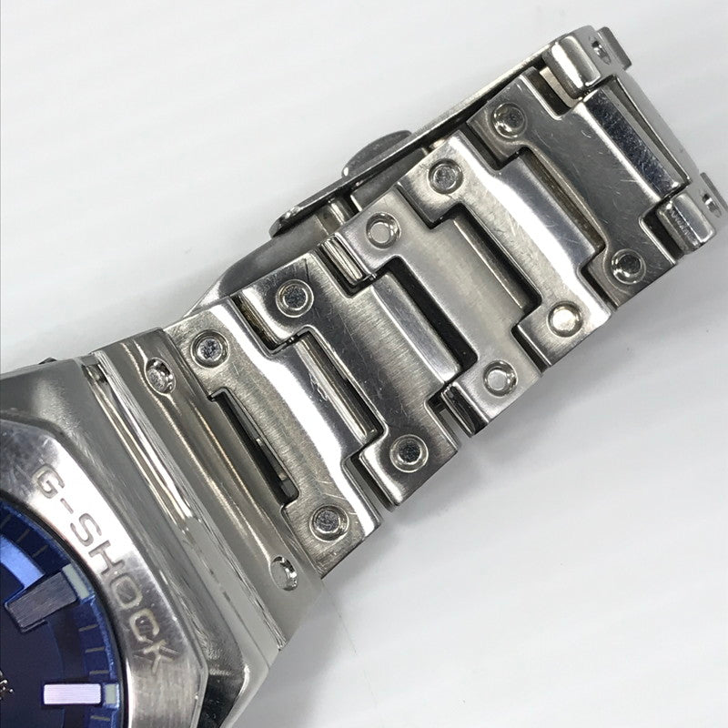 【中古品】【メンズ】 G-SHOCK ジーショック FULL METAL 2100 SERIES GM-B2100AD-2AJFア フルメタル 2100 シリーズ アナデジ腕時計 時計 196-260915-ki-02-tagh カラー：シルバー/ブルー 万代Net店