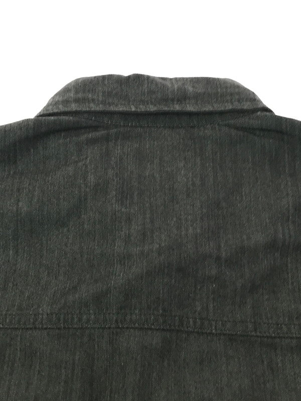 【中古品】【メンズ】 THE NORTH FACE ザ・ノースフェイス L/S NYLON DENIM NUPTSE SHIRT NR72130 ナイロン デニム ヌプシ シャツ 長袖シャツ トップス 144-260917-rt-05-tagh サイズ：L カラー：ブラック 万代Net店