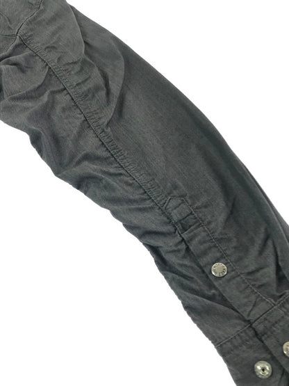 【中古品】【メンズ】 THE NORTH FACE ザ・ノースフェイス L/S NYLON DENIM NUPTSE SHIRT NR72130 ナイロン デニム ヌプシ シャツ 長袖シャツ トップス 144-260917-rt-05-tagh サイズ：L カラー：ブラック 万代Net店