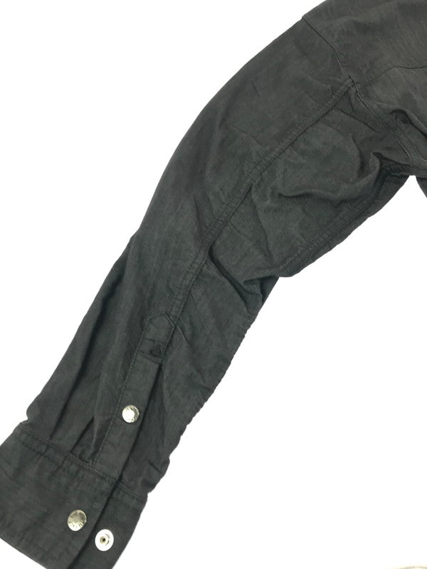 【中古品】【メンズ】 THE NORTH FACE ザ・ノースフェイス L/S NYLON DENIM NUPTSE SHIRT NR72130 ナイロン デニム ヌプシ シャツ 長袖シャツ トップス 144-260917-rt-05-tagh サイズ：L カラー：ブラック 万代Net店