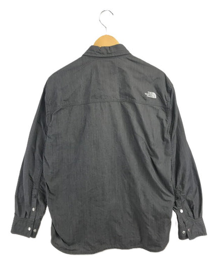 【中古品】【メンズ】 THE NORTH FACE ザ・ノースフェイス L/S NYLON DENIM NUPTSE SHIRT NR72130 ナイロン デニム ヌプシ シャツ 長袖シャツ トップス 144-260917-rt-05-tagh サイズ：L カラー：ブラック 万代Net店