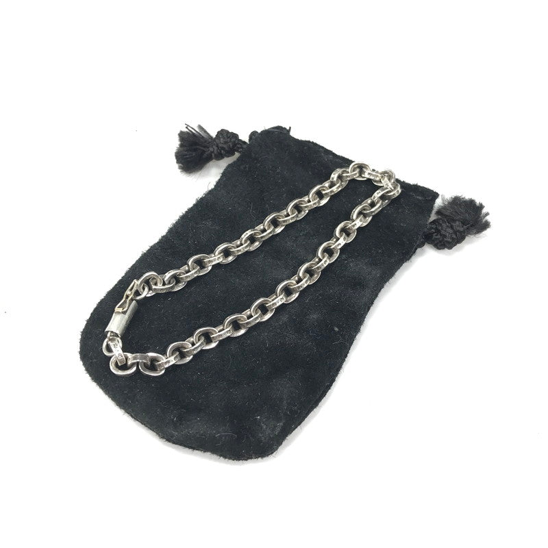 【中古品】【メンズ】 CHROME HEARTS クロムハーツ 1999刻印 PAPER CHAIN BRACELET 8INCH ペーパー チェーン ブレスレット ８インチ 190-261030-rt-02-tagh カラー：シルバー 万代Net店