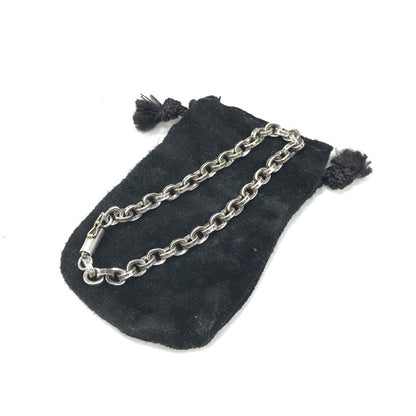 【中古品】【メンズ】 CHROME HEARTS クロムハーツ 1999刻印 PAPER CHAIN BRACELET 8INCH ペーパー チェーン ブレスレット ８インチ 190-261030-rt-02-tagh カラー：シルバー 万代Net店