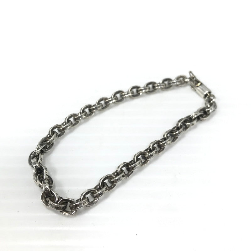【中古品】【メンズ】 CHROME HEARTS クロムハーツ 1999刻印 PAPER CHAIN BRACELET 8INCH ペーパー チェーン ブレスレット ８インチ 190-261030-rt-02-tagh カラー：シルバー 万代Net店