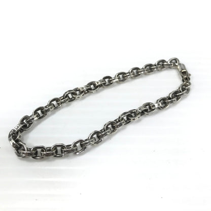 【中古品】【メンズ】 CHROME HEARTS クロムハーツ 1999刻印 PAPER CHAIN BRACELET 8INCH ペーパー チェーン ブレスレット ８インチ 190-261030-rt-02-tagh カラー：シルバー 万代Net店
