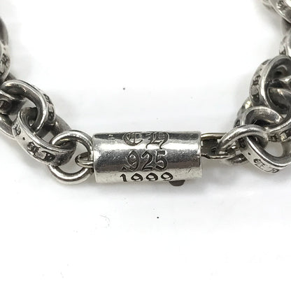 【中古品】【メンズ】 CHROME HEARTS クロムハーツ 1999刻印 PAPER CHAIN BRACELET 8INCH ペーパー チェーン ブレスレット ８インチ 190-261030-rt-02-tagh カラー：シルバー 万代Net店
