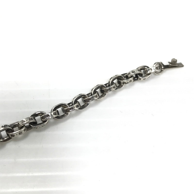 【中古品】【メンズ】 CHROME HEARTS クロムハーツ 1999刻印 PAPER CHAIN BRACELET 8INCH ペーパー チェーン ブレスレット ８インチ 190-261030-rt-02-tagh カラー：シルバー 万代Net店