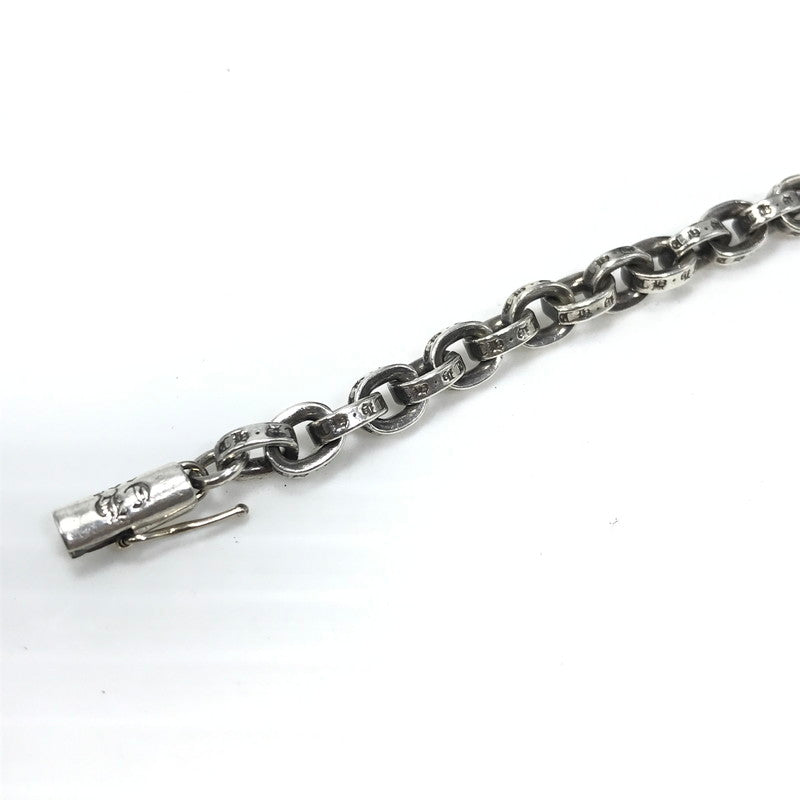 【中古品】【メンズ】 CHROME HEARTS クロムハーツ 1999刻印 PAPER CHAIN BRACELET 8INCH ペーパー チェーン ブレスレット ８インチ 190-261030-rt-02-tagh カラー：シルバー 万代Net店