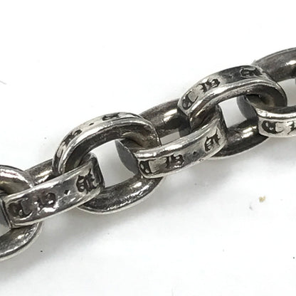 【中古品】【メンズ】 CHROME HEARTS クロムハーツ 1999刻印 PAPER CHAIN BRACELET 8INCH ペーパー チェーン ブレスレット ８インチ 190-261030-rt-02-tagh カラー：シルバー 万代Net店