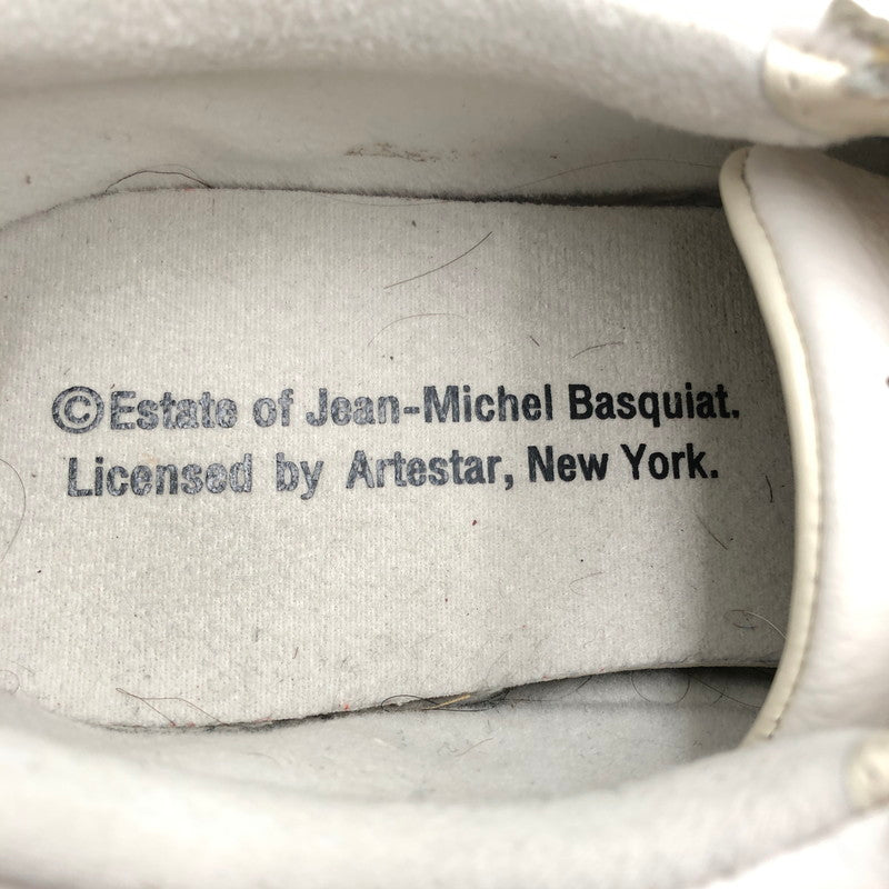 【中古品】【メンズ】 SANGACIO サンガッチョ × JEAN-MICHEL BASQUIAT ジャン ミシェル バスキア 23AW LOWCUT SNEKAER にゅ～ず ローカット スニーカー 162-260919-rt-14-tagh サイズ：27.5cm US9.5 カラー：ブラック 万代Net店