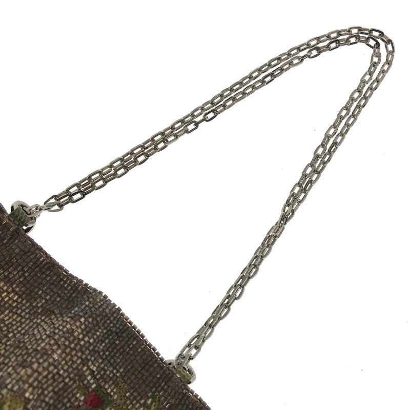 【中古品】【レディース】 VALENTINO GARAVANI ヴァレンティノ・ガラヴァーニ 80～90's BEADED DRAWSTRING BAG ドロー ストリング バッグ カバン 180-260923-rt-15-tagh カラー：ゴールド 万代Net店