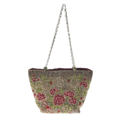 【中古品】【レディース】 VALENTINO GARAVANI ヴァレンティノ・ガラヴァーニ 80～90's BEADED DRAWSTRING BAG ドロー ストリング バッグ カバン 180-260923-rt-15-tagh カラー：ゴールド 万代Net店