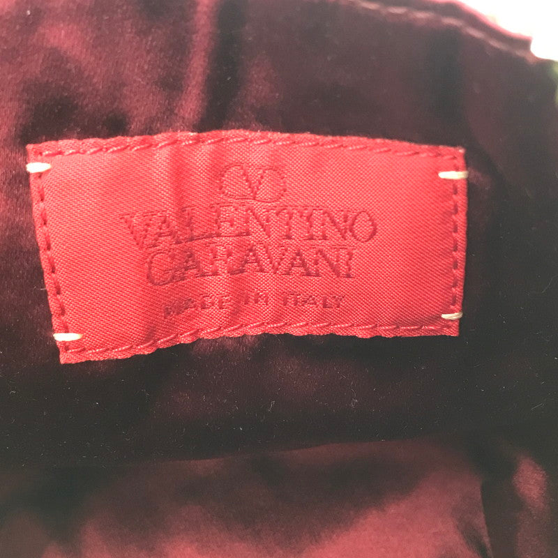 【中古品】【レディース】 VALENTINO GARAVANI ヴァレンティノ・ガラヴァーニ 80～90's BEADED DRAWSTRING BAG ドロー ストリング バッグ カバン 180-260923-rt-15-tagh カラー：ゴールド 万代Net店