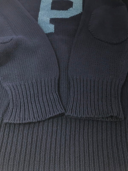 【中古品】【メンズ】 POLO RALPH LAUREN ポロ・ラルフローレン COTTON LINEN KNIT SWEATER NAVY コットン リネン ニット セーター トップス 146-260917-rt-08-tagh サイズ：XL カラー：ネイビー 万代Net店