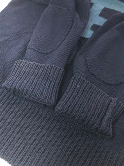 【中古品】【メンズ】 POLO RALPH LAUREN ポロ・ラルフローレン COTTON LINEN KNIT SWEATER NAVY コットン リネン ニット セーター トップス 146-260917-rt-08-tagh サイズ：XL カラー：ネイビー 万代Net店