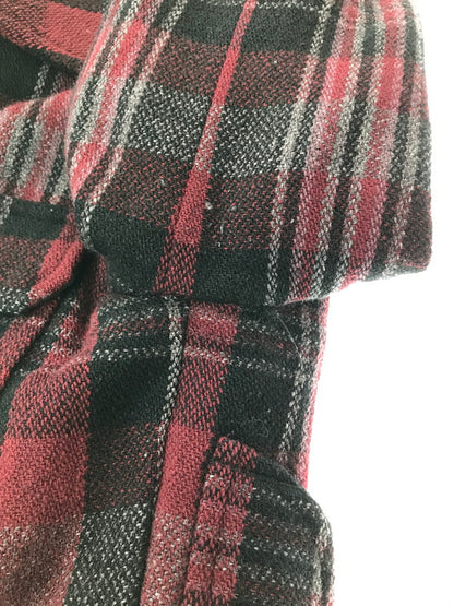 【中古品】【メンズ】 HYSTERIC GLAMOUR ヒステリックグラマーWOOL CHECK MACKINAW JACKET 4AB-2032 ウール チェック マッキーノ ジャケット アウター 140-260917-rt-19-tagh サイズ：M カラー：レッド 万代Net店