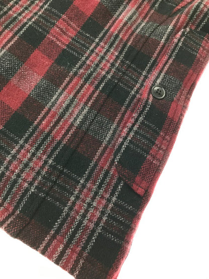 【中古品】【メンズ】 HYSTERIC GLAMOUR ヒステリックグラマーWOOL CHECK MACKINAW JACKET 4AB-2032 ウール チェック マッキーノ ジャケット アウター 140-260917-rt-19-tagh サイズ：M カラー：レッド 万代Net店