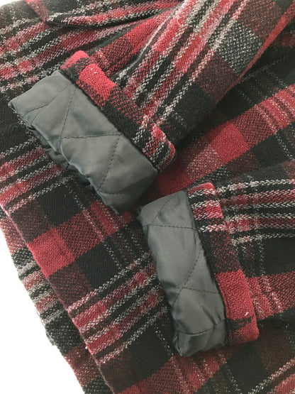 【中古品】【メンズ】 HYSTERIC GLAMOUR ヒステリックグラマーWOOL CHECK MACKINAW JACKET 4AB-2032 ウール チェック マッキーノ ジャケット アウター 140-260917-rt-19-tagh サイズ：M カラー：レッド 万代Net店