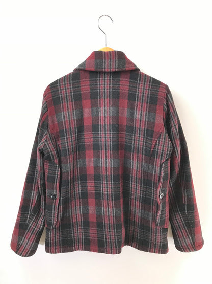 【中古品】【メンズ】 HYSTERIC GLAMOUR ヒステリックグラマーWOOL CHECK MACKINAW JACKET 4AB-2032 ウール チェック マッキーノ ジャケット アウター 140-260917-rt-19-tagh サイズ：M カラー：レッド 万代Net店