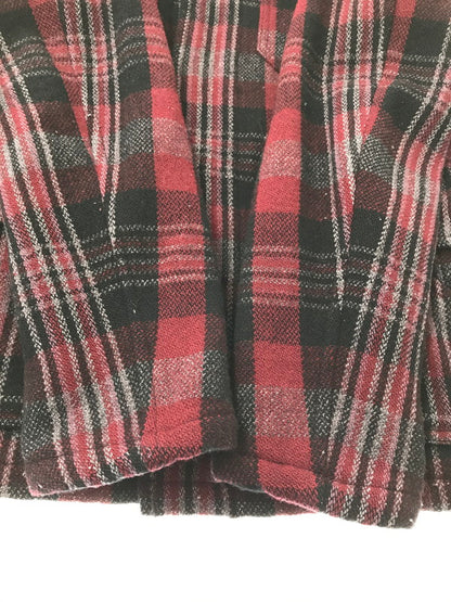 【中古品】【メンズ】 HYSTERIC GLAMOUR ヒステリックグラマーWOOL CHECK MACKINAW JACKET 4AB-2032 ウール チェック マッキーノ ジャケット アウター 140-260917-rt-19-tagh サイズ：M カラー：レッド 万代Net店