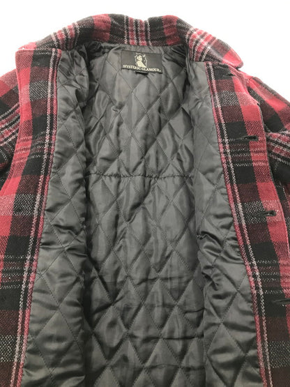 【中古品】【メンズ】 HYSTERIC GLAMOUR ヒステリックグラマーWOOL CHECK MACKINAW JACKET 4AB-2032 ウール チェック マッキーノ ジャケット アウター 140-260917-rt-19-tagh サイズ：M カラー：レッド 万代Net店