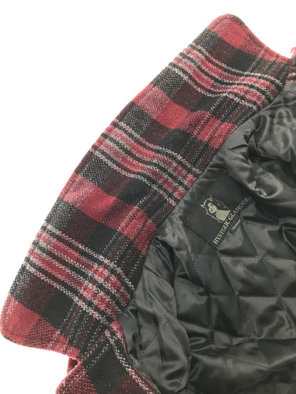 【中古品】【メンズ】 HYSTERIC GLAMOUR ヒステリックグラマーWOOL CHECK MACKINAW JACKET 4AB-2032 ウール チェック マッキーノ ジャケット アウター 140-260917-rt-19-tagh サイズ：M カラー：レッド 万代Net店