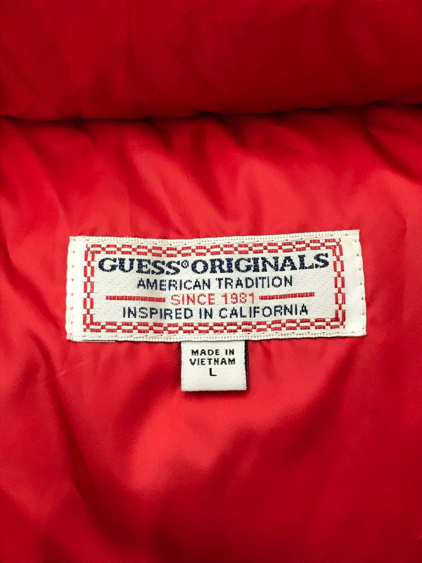 【中古品】【メンズ】 GUESS ゲス DOWN JACKET MI4Ｗ5880 ダウンジャケット アウター 142-260915-na-09-tagh サイズ：L カラー：ブラック 万代Net店