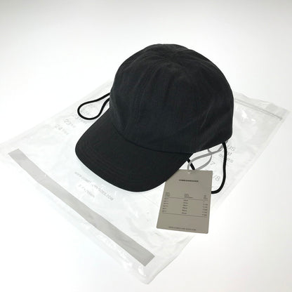 【中古美品】【メンズ】 COMESANDGOES カムズアンドゴーズ 26201 CLEAR TWILL CAP あご紐付 キャップ 帽子 185-260928-na-20-tagh カラー：チャコール 万代Net店