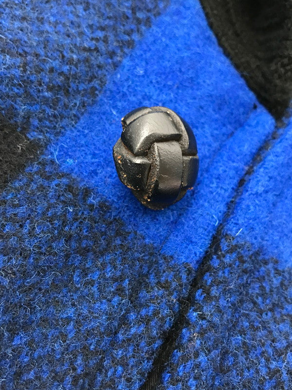 【中古品】【メンズ】 FIVE BROTHER ファイブブラザー WOOL BUFFALO CHECK JACKET BLUE BLACK ウール バッファロー チェック ジャケット 145-260917-rt-18-tagh サイズ：S カラー：ブルー/ブラック 万代Net店