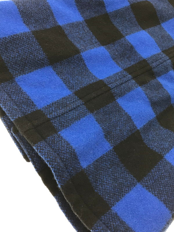 【中古品】【メンズ】 FIVE BROTHER ファイブブラザー WOOL BUFFALO CHECK JACKET BLUE BLACK ウール バッファロー チェック ジャケット 145-260917-rt-18-tagh サイズ：S カラー：ブルー/ブラック 万代Net店
