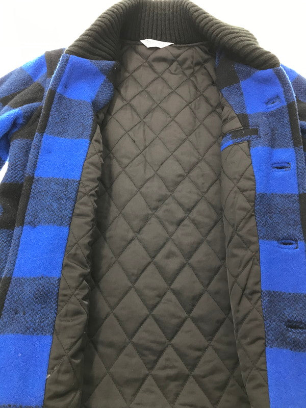 【中古品】【メンズ】 FIVE BROTHER ファイブブラザー WOOL BUFFALO CHECK JACKET BLUE BLACK ウール バッファロー チェック ジャケット 145-260917-rt-18-tagh サイズ：S カラー：ブルー/ブラック 万代Net店