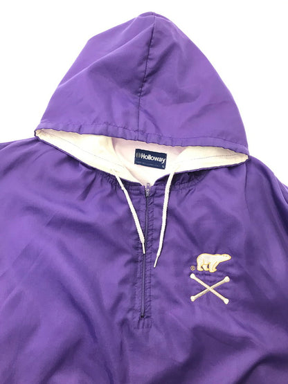 【現状渡し品】【メンズ】 HOLLOWAY ホロウェイ HALF ZIP PULLOVER ハーフジップ プルオーバー ライトアウター 146-260915-na-30-tagh サイズ：L カラー：パープル 万代Net店
