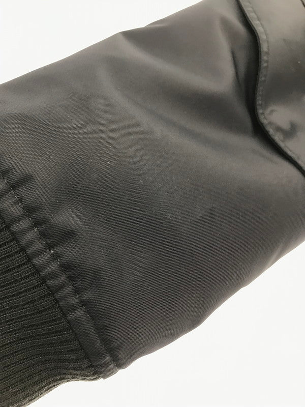 【中古品】【メンズ】 NUMBER (N)INE DENIM ナンバーナイン デニム MA-1 FLIGHT JACKET フライトジャケット ライトアウター 140-260915-na-28-tagh サイズ：M カラー：ブラック 万代Net店