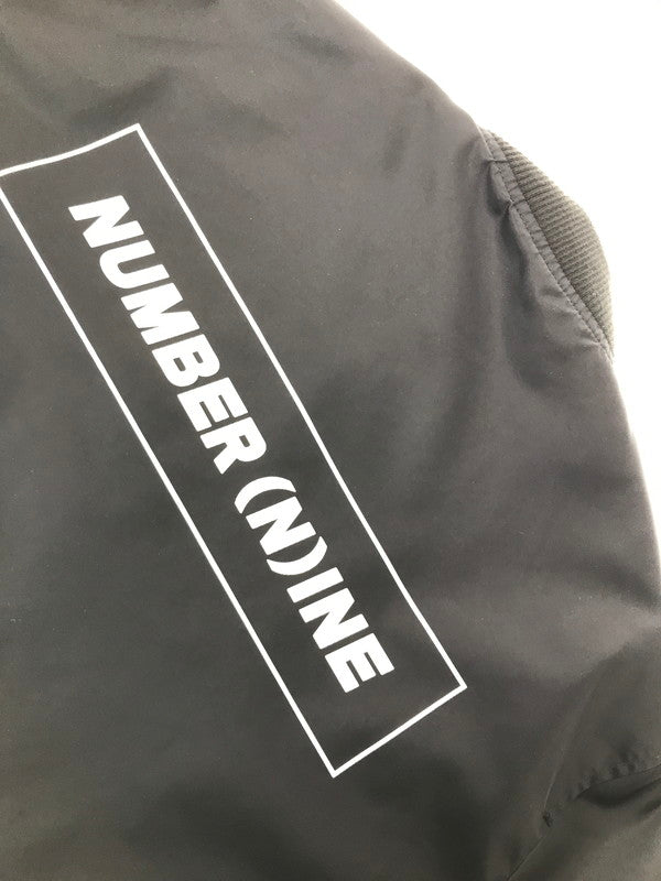 【中古品】【メンズ】 NUMBER (N)INE DENIM ナンバーナイン デニム MA-1 FLIGHT JACKET フライトジャケット ライトアウター 140-260915-na-28-tagh サイズ：M カラー：ブラック 万代Net店