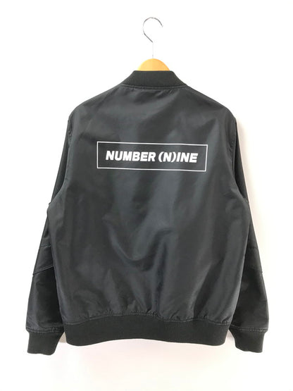 【中古品】【メンズ】 NUMBER (N)INE DENIM ナンバーナイン デニム MA-1 FLIGHT JACKET フライトジャケット ライトアウター 140-260915-na-28-tagh サイズ：M カラー：ブラック 万代Net店