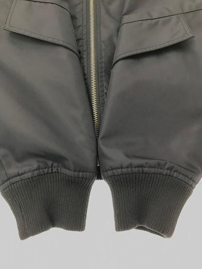 【中古品】【メンズ】 NUMBER (N)INE DENIM ナンバーナイン デニム MA-1 FLIGHT JACKET フライトジャケット ライトアウター 140-260915-na-28-tagh サイズ：M カラー：ブラック 万代Net店