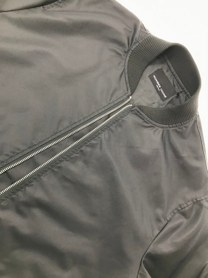【中古品】【メンズ】 NUMBER (N)INE DENIM ナンバーナイン デニム MA-1 FLIGHT JACKET フライトジャケット ライトアウター 140-260915-na-28-tagh サイズ：M カラー：ブラック 万代Net店